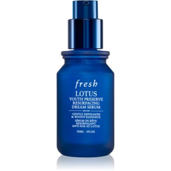 fresh Lotus Youth Preserve Resurfacing Dream Serum ser de noapte Cu AHA Acizi - imagine 2